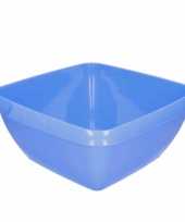 Kunststof afwasbak afwasteiltje paars blauw vierkant 11 liter
