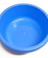 Rond afwasteiltje afwasbak blauw 6 2 liter
